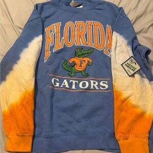 Vintage Tubular Florida Gators Tie-Dye Sweatshirt Medium